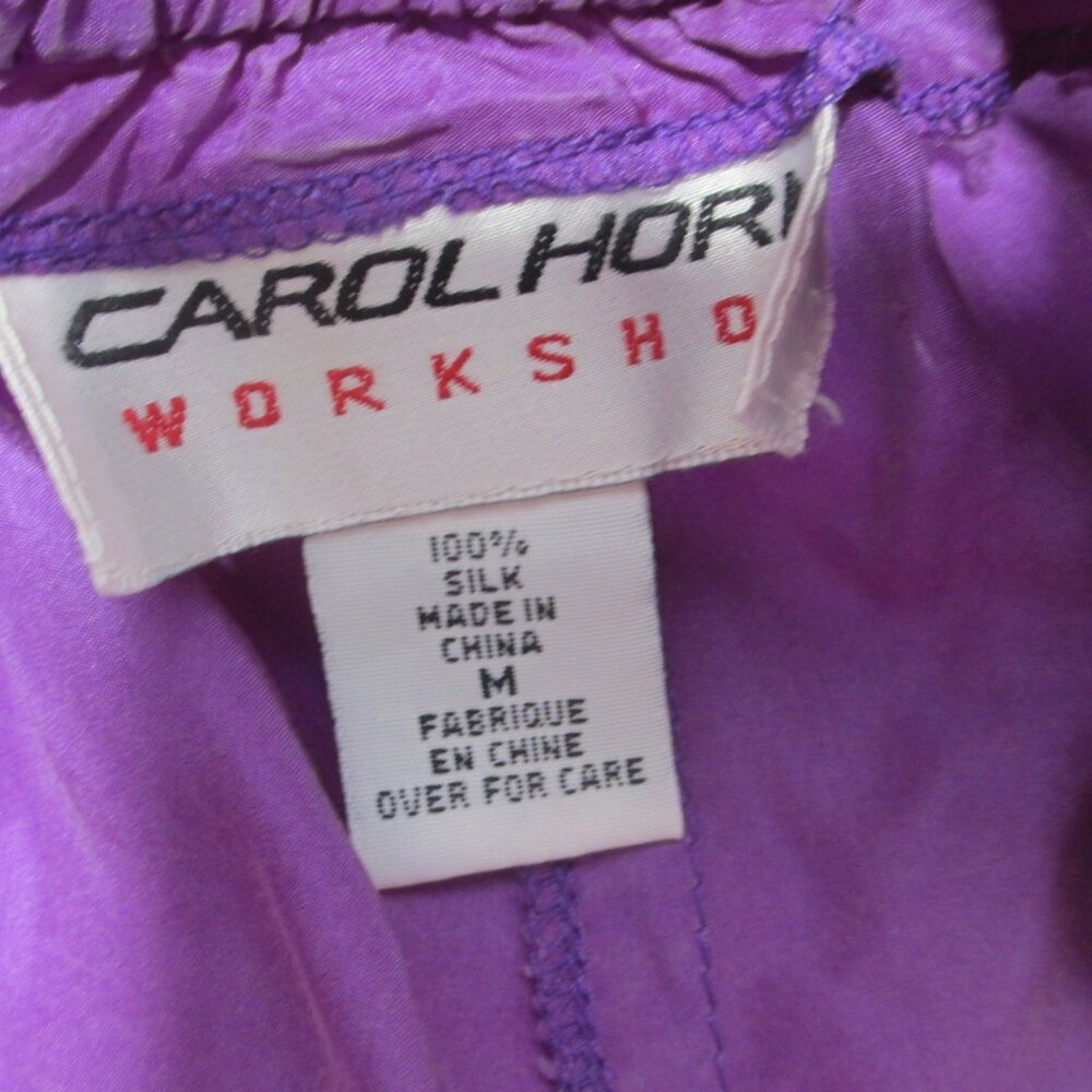 NOS Carol Horn High Waisted SILK Shorts Lot 3 Size Medium NWT RARE - Picture 5 of 14